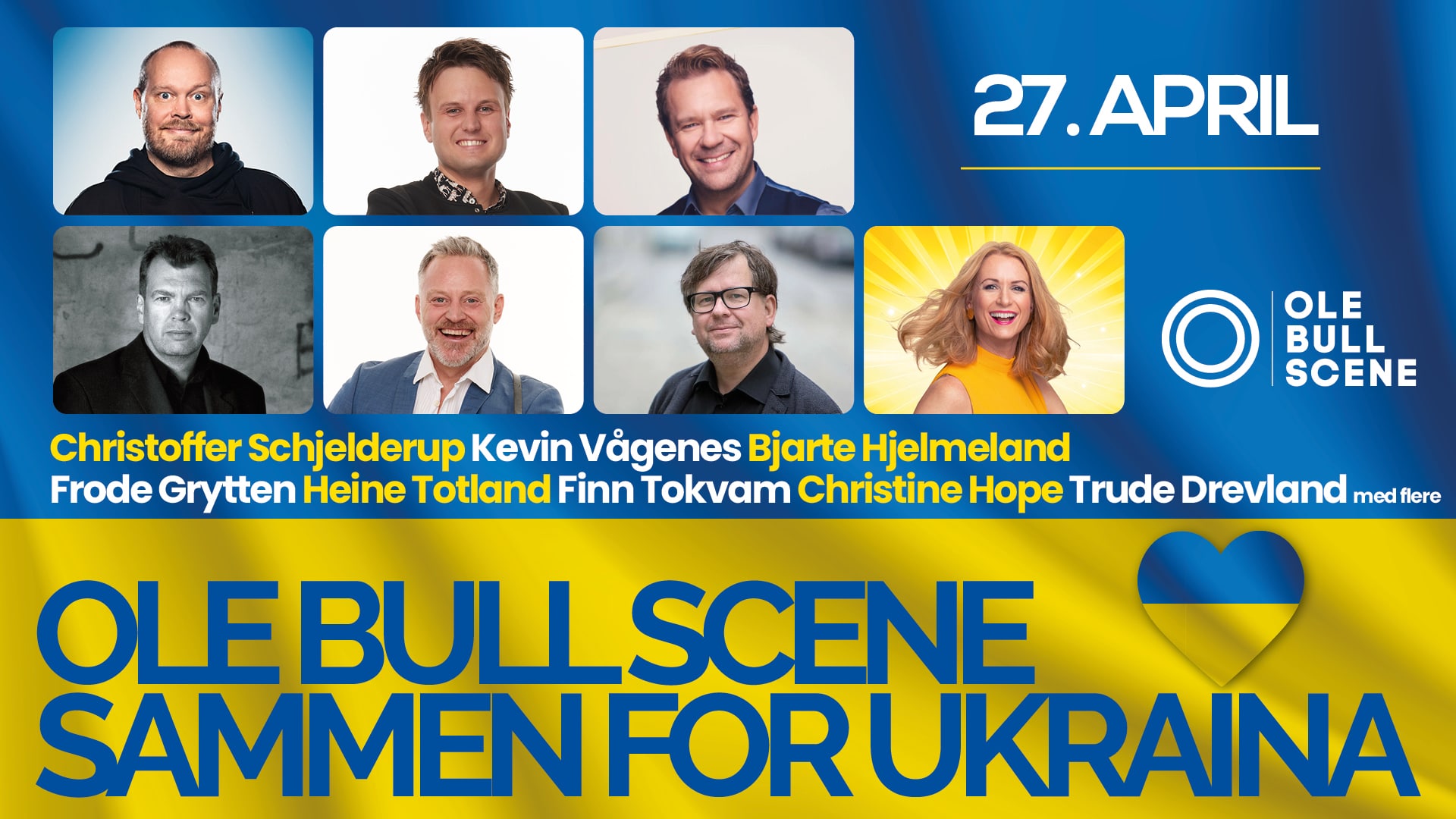 Ole Bull Scene går Sammen for Ukraina